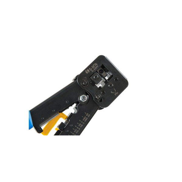 S-LINK SL-830W RJ45/RJ11 ikili Pense  Yeni Nesil Kablo Ucu Konnektör Sıkma Pensesi(1923)
