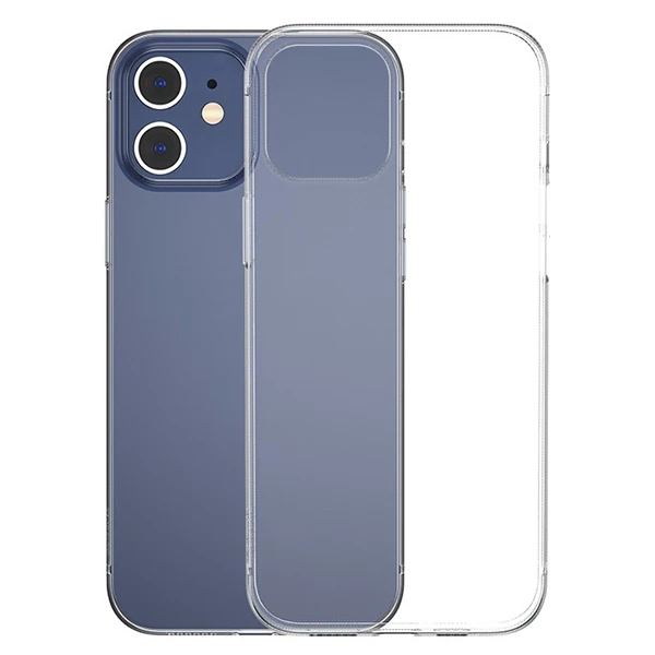 Baseus Simple Case İPhone 12 Mini 5.4 İnce Silikon Şeffaf Kılıf-(5775)