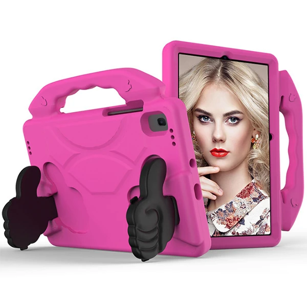 Ally Galaxy Tab S6 Lite P610- P615 Tab 7 10.4 T500-T505 Kılıf Eva Çocuk Shockproof Standlı Taşınabi-(5775)