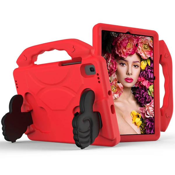 Ally Galaxy Tab S6 Lite P610- P615 Tab 7 10.4 T500-T505 Kılıf Eva Çocuk Shockproof Standlı Taşınabi-(5775)