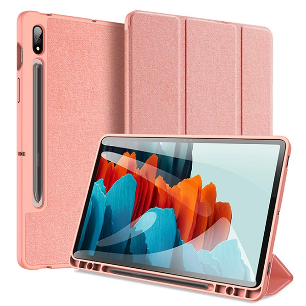 Dux Ducis Galaxy Tab S8 Plus (X800/X806) S7FE (T730/T736B) S7 Plus (T970/T976B) Kılıf Domo Series-(5775)