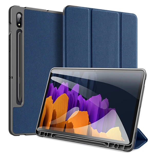 Dux Ducis Galaxy Tab S8 Plus (X800/X806) S7FE (T730/T736B) S7 Plus (T970/T976B) Kılıf Domo Series-(5775)