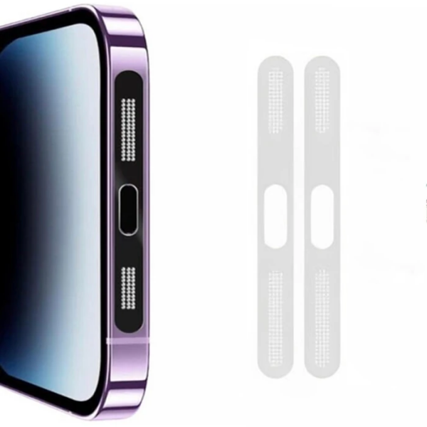 Ally iPhone 15 Plus İçin Anti-Dust Toz Ve Kir Önleyici Sticker 2 Adet Set-(5775)
