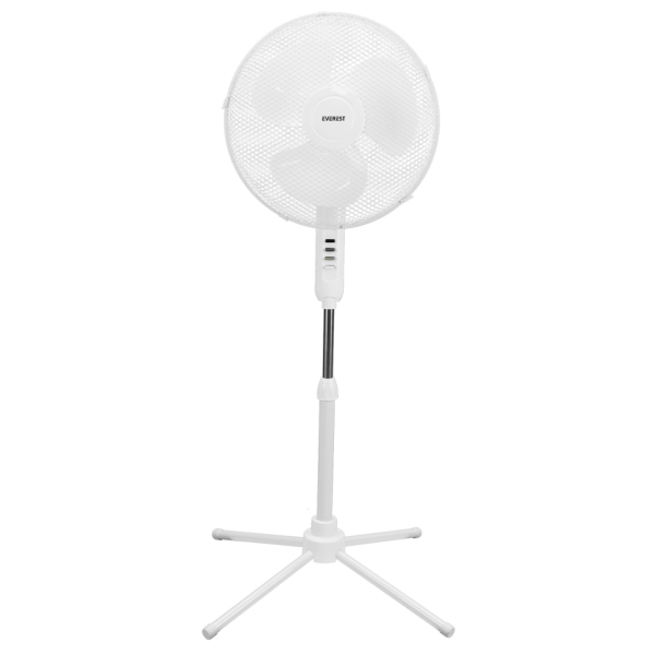 EVEREST FAN10 BEYAZ EcoWind 3 Kademeli Hız 40cm 3 Kanat Pervane ve Çerçeve 45W Otomatik Salınım Yükseklik Ayarlı Vantilatör(1923)