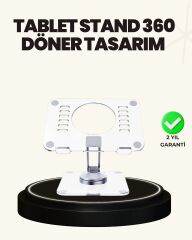 Ayarlanabilir Şeffaf Tablet Standı Kaymaz Silikon Tabanlı