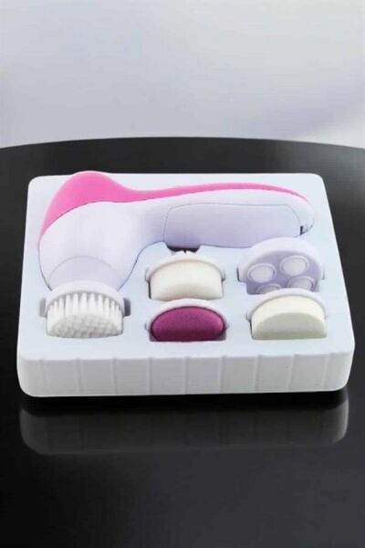 Taşınabilir Yüz Temizleme Cihazı Masaj Peeling Temizlik 5 Başlıklı
