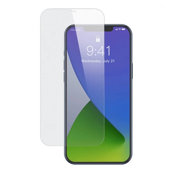 BASEUS İPhone 12 Pro Max 6.7  0.15mm Full Tempered Cam Ekran Koruyucu 2Set-(5775)