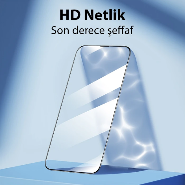 Ally iPhone 14 Pro Max Full Hd Kırılmaz Cam Ekran Koruyucu-(5775)