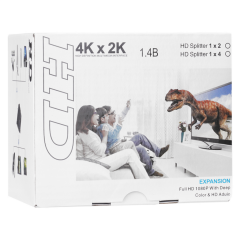 HYTECH HY-LU4 4xHDMI 2K-4K Monitör Çoklayıcı (1PC-4Monitör)(1923)