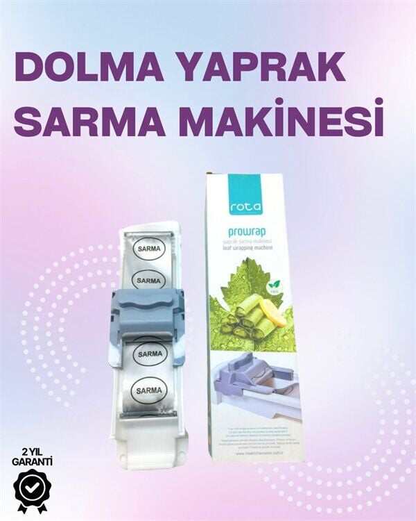 Yaprak Sarma Makinesi – Üzüm Lahana ve Pazı İçin Otomatik Sarım Kolaylığı.
