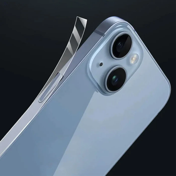 ALLY iPhone 15 Hidrojel Hayalet Yan Alt Üst Kaplama Koruyucu Film-(5775)