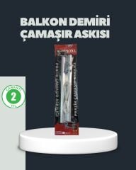 Balkon Demiri Çamaşır Askısı Kare Demirlere Uygun Dayanıklı Tasarım