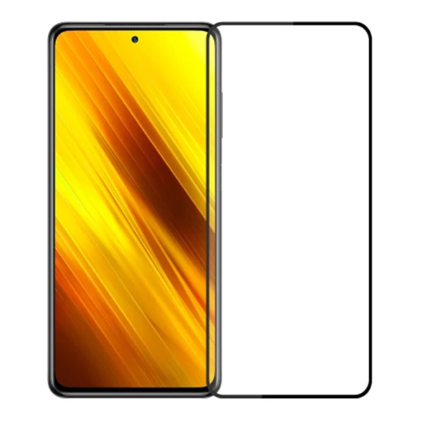Xiaomi POCO X3 Full Glue Tempered Full Cam Ekran Koruyucu-(5775)