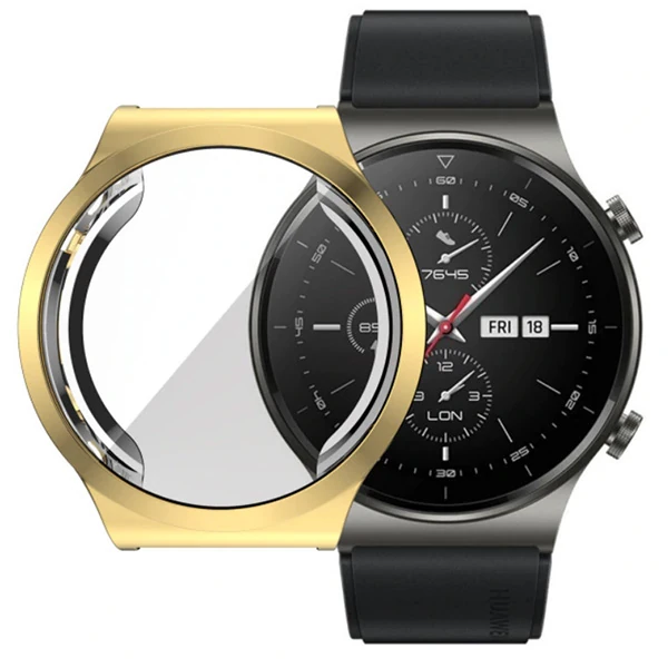 Ally Huawei Watch GT 2 Pro 360 Koruma Ultra İnce Silikon Kılıf-(5775)