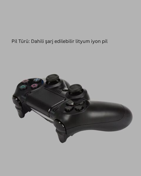 Kablosuz Titreşimli Oyun Kolu – PS4 Uyumlu Ergonomik Tasarım ve Uzun Pil Ömrü
