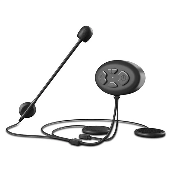 ALLY DK11 Motosiklet Kask Kulaklık Bluetooth 5.0 Kulaklık FM Radyo IP54 Su Geçirmez Otomatik Cevap-(5775)