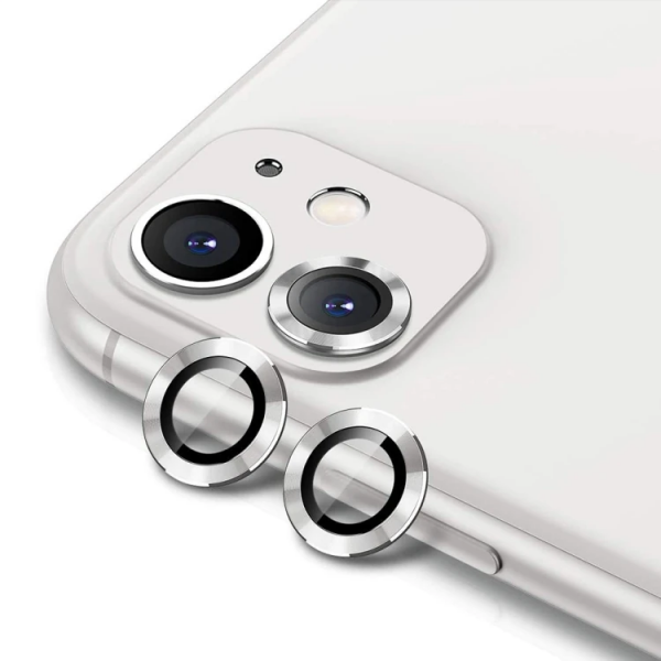 ALLY İPhone 11  6.1 3D  Metal Çerçeveli Kamera Lens Koruyucu-(5775)