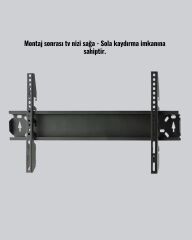 32-65 İnç LCD LED TV Askı Aparatı 75 kg Taşıma Güçlendirilmiş Çelik