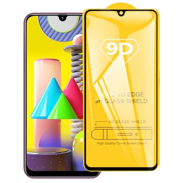 ALLY Galaxy M31 9D Full Glue Tempered Cam Ekran Koruyucu-(5775)