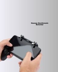 Joystickli ve Tetikleyicili PUBG Mobile Gamepad Oyun Kontrolcüsü