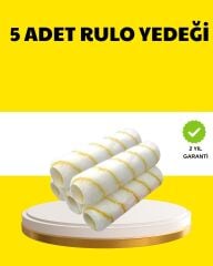 5’li İnce İşçilik Boya Rulo Seti Pürüzsüz ve Eşit Kaplama