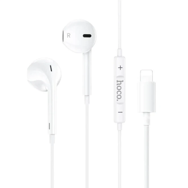 HOCO M111 Primero Lightning Kulakiçi Mikrofonlu Kablolu Kulaklık-(5775)