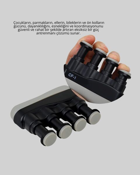 Ergonomik Parmak Egzersiz Aleti El ve Bilek Güçlendirici