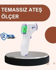 Temassız Dijital Ateş Ölçer Büyük Ekranlı Hızlı Okuma