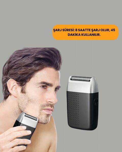 Sessiz Güçlü ve Şık: Erkeklere Özel Şarjlı Tıraş Makinesi