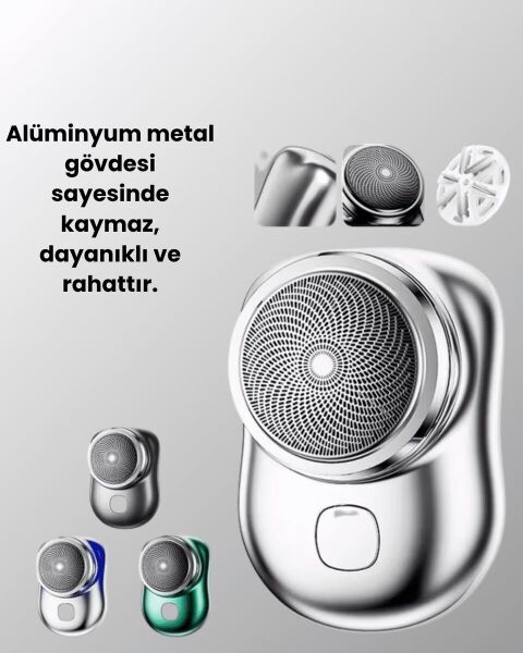 Mikro titreşim motorlu düşük sesli USB girişli tıraş makinesi