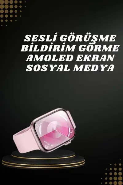 Akıllı Saat İos Andorid Destekli Titreşimli GPS Özelliği Bildirim Özelliği