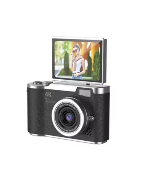 48 MP 4K Dijital Kamera 8X Zoom ve 180 Derece Ekran Yeni Başlayanlar İçin Uygun