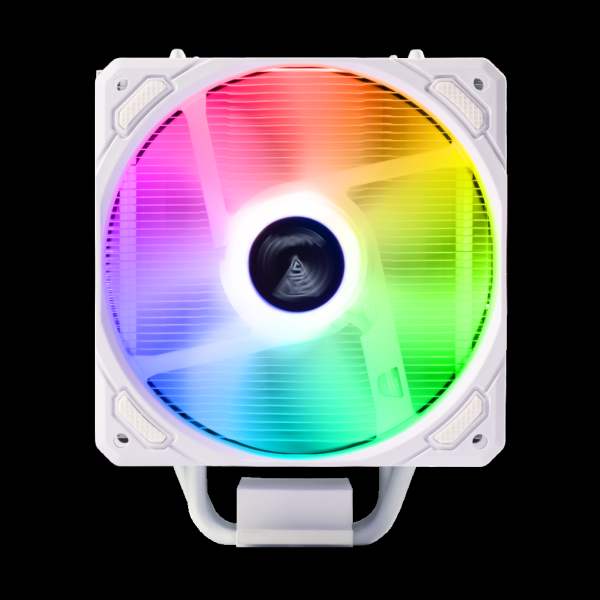 GAMDIAS BOREAS E1-410 WH White Edition 120mm CPU Kule Tipi Hava Soğutma Doğrudan Temas Teknolojisine Sahip 4 adet Gelişmiş Bakır Isı Borusu (AMD AM4-AM5 ve INTEL Tüm işlemciler ile uyumlu)(1923)