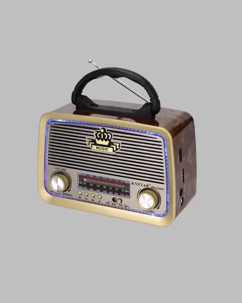 Nostalji Bluetooth Radyo FM AM SW Ahşap Eskitme Tasarım Yeni Nesil