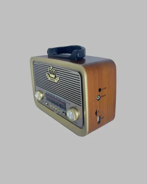 Nostalji Bluetooth Radyo FM AM SW Ahşap Eskitme Tasarım Yeni Nesil