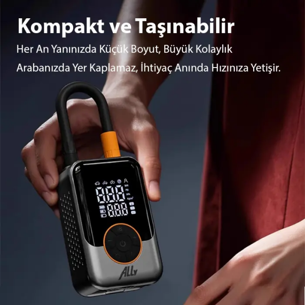 ALLY ST-221D Pro Akıllı Hava Kompresörü Araç kablosuz hava pompası-(5775)