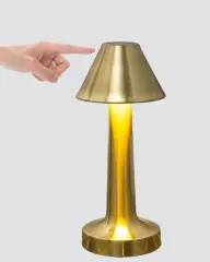 LED Masa Lambası 3 Renk Ayarlı Şarjlı Kablosuz Modern Tasarım Yeni Nesil