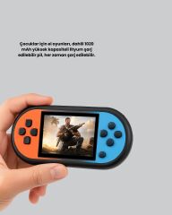 520 Oyunlu Mini Oyun Konsolu HD LCD Ekranlı