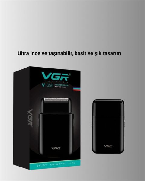 ABS Gövdeli Süper İnce Elektrikli Sakal Kesici – 45 dk Kablosuz Kullanım Yanak Makası Dahil