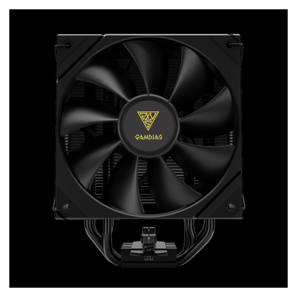 GAMDIAS BOREAS E2-410 Black Edition 120mm CPU Kule Tipi Hava Soğutma Doğrudan Temas Teknolojisine Sahip 4 adet Gelişmiş Bakır Isı Borusu (AMD AM4-AM5 ve INTEL Tüm işlemciler ile uyumlu)(1923)