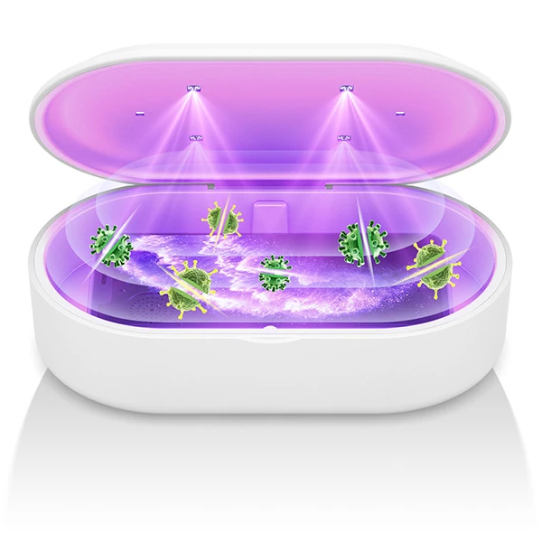 ALLY 15W Hızlı Kablosuz Wireless Şarj+Ultraviyole Sterilizer- Uv box-(5775)