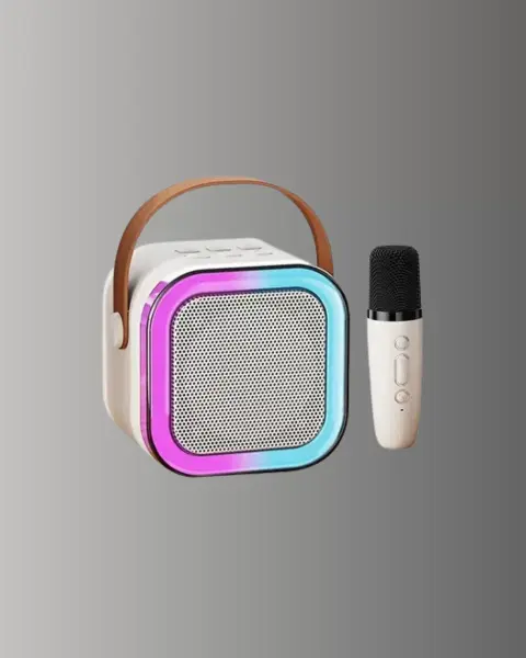 Taşınabilir Karaoke Mikrofon Seti Bluetooth Hoparlörlü Yeni Nesil