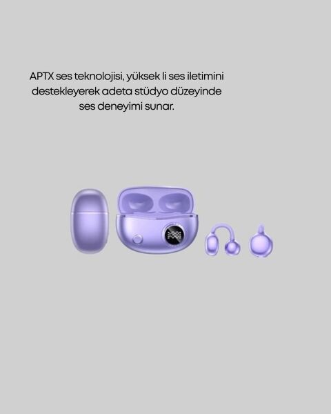 YXG10 Klipsli Açık Kulaklık – Spor İçin Uygun APTX Ses Ergonomik Yapı