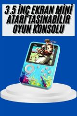 Çocuklara Özel 4K HD Retro Oyun Konsol El Atari Taşınabilir 500 Oyunlu