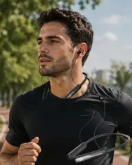 Ses Değiştirme Özellikli Boyun Askılı Bluetooth Spor Kulaklığı