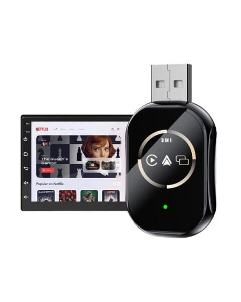 Araç İçi Kablosuz CarPlay Android Auto AirPlay Adaptörü