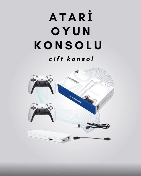 4K Destekli Bluetooth Retro Oyun Konsolu – M15 Modeli