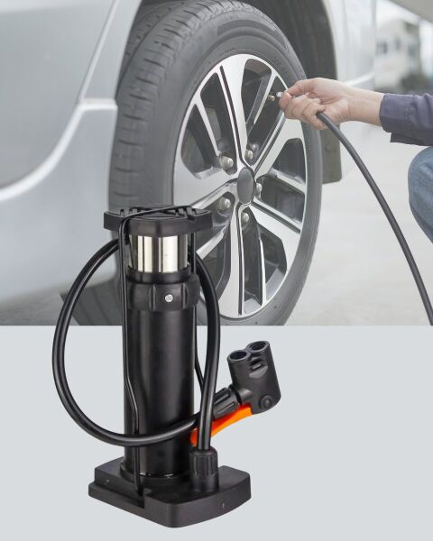 Extra Güçlü Ayak Pompası Otomobil Motosiklet Bisiklet Uyumlu