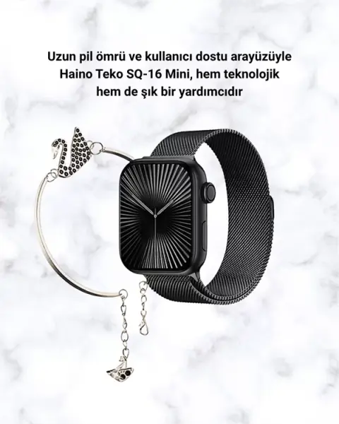 Akıllı Saat SQ-16 Mini Series 10 | Unisex Tasarım Sağlık ve Spor Takibi