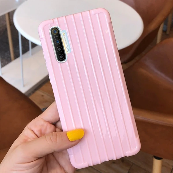 Ally Oppo Realme XT/X2 Trunk Lines ince Soft Silikon Kılıf-(5775)